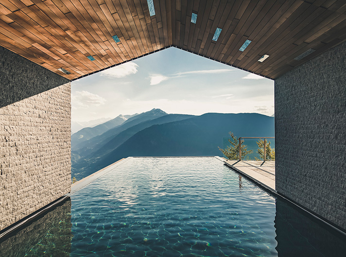 Miramonti, hotel, Hafling, Avelengo, Südtirol, southtyrol, Tyrol, Meran, Merano, bozen, Bolzano, White Line, James Bond, Infinity Pool, Merano 2000, Meran 2000, Sauna, View, pretty,